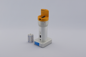 写真：ハンディ型光コネクタ研磨機(POP-311)